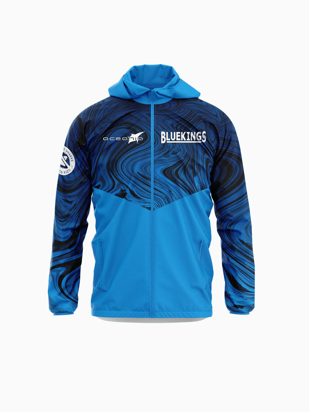 Blue Windbreaker