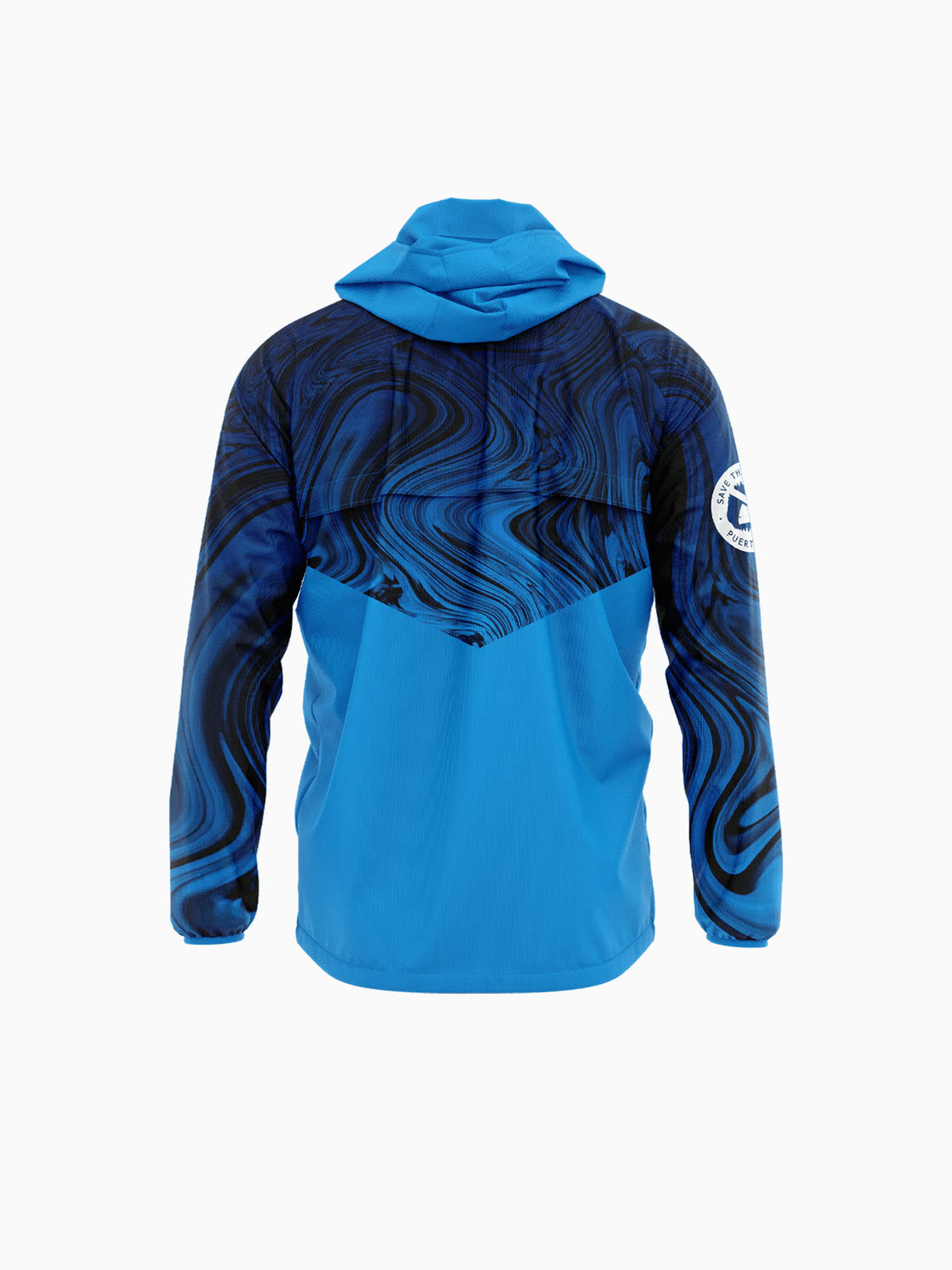 Blue Windbreaker