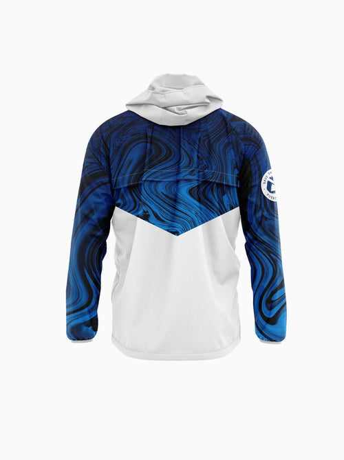 White Windbreaker